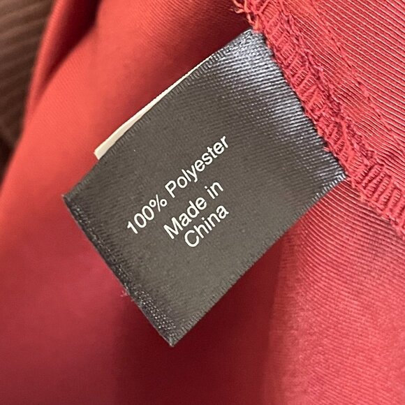 Lane Bryant Red Satin Tunic Blouse - Picture 4 of 4